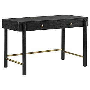 Arini 2-drawer Vanity Desk Makeup Table Black by Coaster