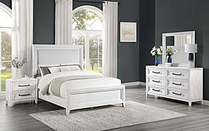 Marielle 4-piece Queen Bedroom Set Distressed White by Coaster