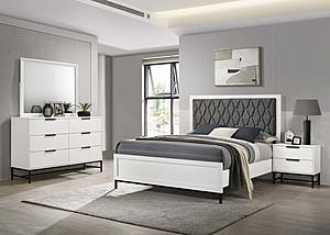 Sonora 4-piece Queen Bedroom Set White by Coaster
