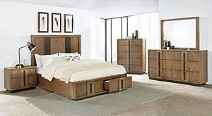 Terrace Bedroom Set Ash Brown by Coaster