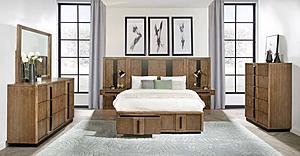 Terrace 6-piece Queen Panel Bedroom Set Ash Brown by Coaster