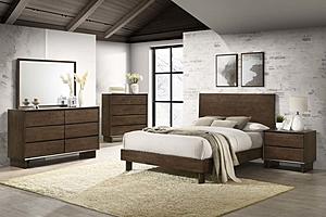 Glenwood 5-piece Queen Bedroom Set Warm Brown by Coaster