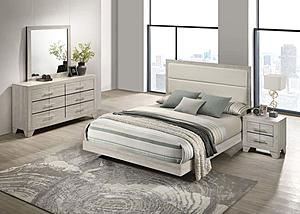 Trenton 4-piece Queen Bedroom Set Rustic Cream by Coaster