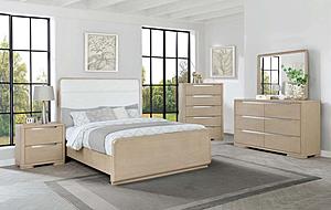 Ladera Panel Bedroom Set Light Elm by Coaster