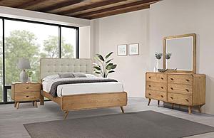 Robyn 4-piece Queen Bedroom Set Light Ash by Coaster