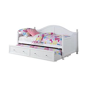 Julie Ann Twin Daybed with Trundle White by Coaster