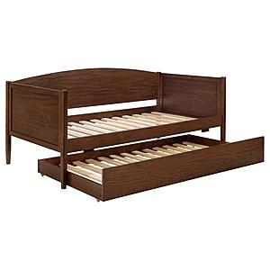 Bozeman Wood Twin Daybed w/Trundle Medium Walnut by Coaster