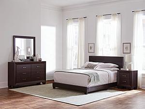 Dorian 4-piece Queen Bedroom Set Brown and Dark Cocoa by Coaster