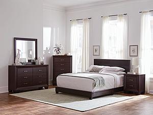 Dorian 5-piece Queen Bedroom Set Brown and Dark Cocoa by Coaster