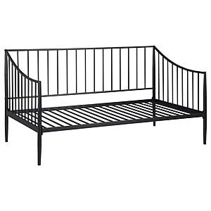 Newbury Metal Twin Daybed Frame Matte Black by Coaster