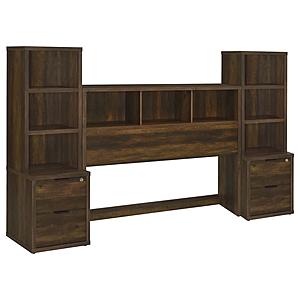Westpark 3-piece Queen Bedroom Set Bookcase Headboard Pine by Coaster
