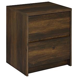 Westpark 2-Drawer Nightstand LED Lights and USB Dark Pine by Coaster