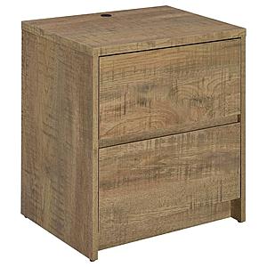 Westpark 2-Drawer Nightstand LED Lights and USB Mango by Coaster