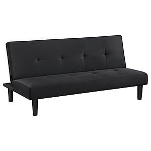 Stanford Multipurpose Upholstered Tufted Convertible Sofa Bed Black by Coaster