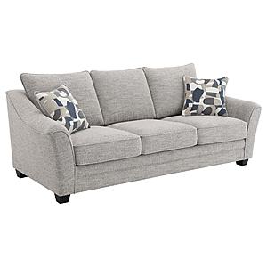 Tomkins Boucle Upholstered Sofa Light Grey by Coaster