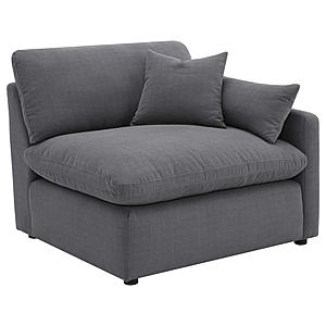 Hobson Upholstered RAF Chair Charcoal by Coaster
