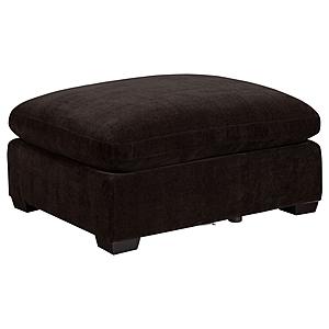 Lakeview Upholstered Ottoman Dark Chocolate by Coaster