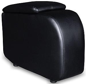 Cyrus Home Theater Upholstered Console Black by Coaster