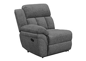 Bahrain Modular Sectional LAF Recliner Charcoal by Coaster