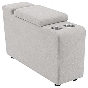 Collins Upholstered Modular Storage Console Grey by Coaster