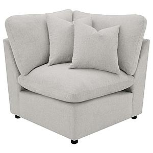 Collins Modular Corner Chair Grey by Coaster