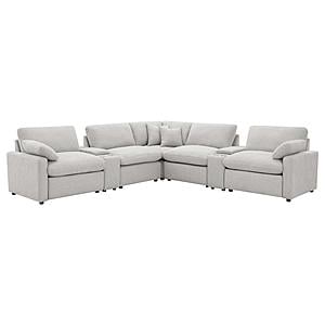 Collins 7-piece Modular Power Reclining Sectional Grey by Coaster
