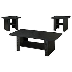 Rodez 3-piece Occasional Table Set Black Oak by Coaster