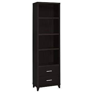 Lewes 2-drawer Media Tower Cappuccino by Coaster