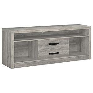 Burke 2-drawer TV Console Grey Driftwood by Coaster