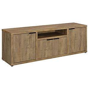 Tabby 4-door Engineered Wood 60" TV Stand Mango by Coaster