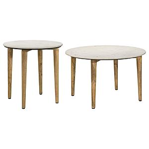 Aldis 2-piece Coffee and End Table Set White by Coaster