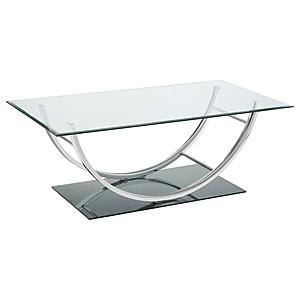 Danville U-shaped Coffee Table Chrome by Coaster