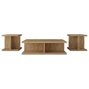 Cortona 3-piece Coffee and End Table Set Mango by Coaster