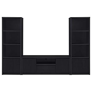 Winfield 3-piece Entertainment Center 60-inch TV Stand Black by Coaster