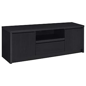 Winfield 60-inch 2-Door TV Stand Media Console Black by Coaster