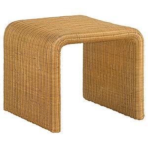 Juanita Square Rattan End Table Natural by Coaster