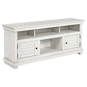 Payne 60-inch TV Stand Media Console Distressed White by Coaster