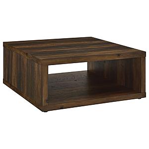 Frisco Square Engineered Wood Coffee Table Dark Pine by Coaster
