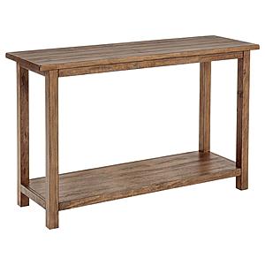 Payne Wood Entryway Sofa Console Table Distressed Brown by Coaster