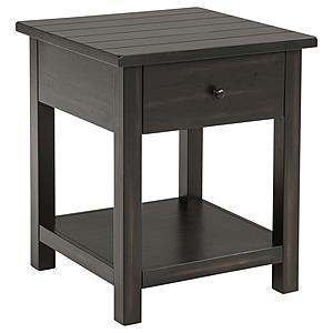 Payne 1-drawer Wood End Table w/Shelf Distressed Java by Coaster