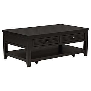 Concord 2-drawer Rectangular Coffee Table Distressed Java by Coaster