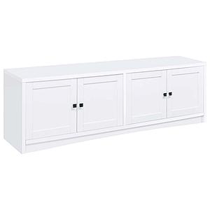 Laughlin 4-Door Engineered Wood 78-inch TV Stand White by Coaster