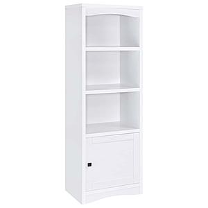 Laughlin 3-shelf Engineered Wood Media Tower White by Coaster