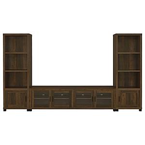 Sachin 3-piece 79-inch TV Entertainment Center Dark Pine by Coaster