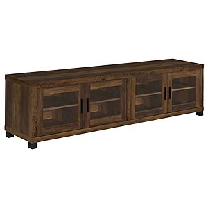 Sachin 4-Door Engineered Wood 79-inch TV Stand Dark Pine by Coaster