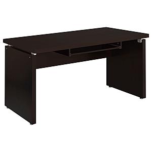 Skylar Computer Desk w/Keyboard Drawer Cappuccino by Coaster