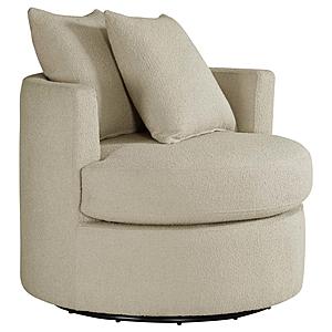 Debbie Upholstered Swivel Accent Chair Camel by Coaster