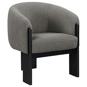 Valdez Boucle Upholstered Barrel Back Accent Chair Brown by Coaster