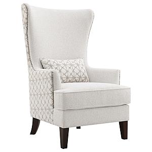 Pippin Upholstered Wingback Accent Chair Latte by Coaster