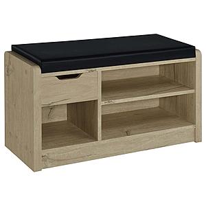 Arrington Storage Bench White Oak by Coaster